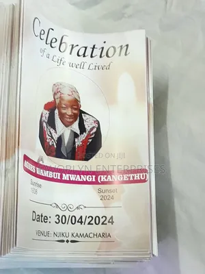 Top Notch Printed Eulogies