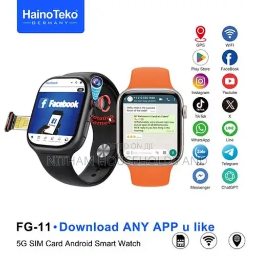 Haino Teko Smartwatch With Simcard Slot Ram 4gb