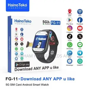 Haino Teko Smartwatch With Simcard Slot Ram 4gb
