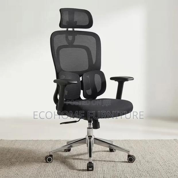 Ergonomic Office Chair | Mesh High Back Chair With Headrest