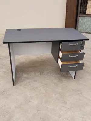 Modern Office Desk Nairobi | 3-Drawer Lockable Work Desk