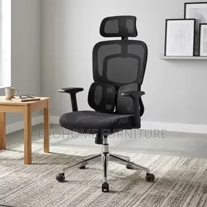 Ergonomic Office Chair | Mesh High Back Chair With Headrest