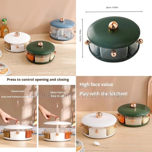 Seasoning Rotatable Box Jar - main view