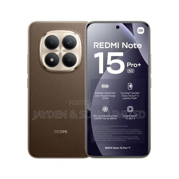 New Xiaomi Redmi Note 15 Pro+ 512 GB Black