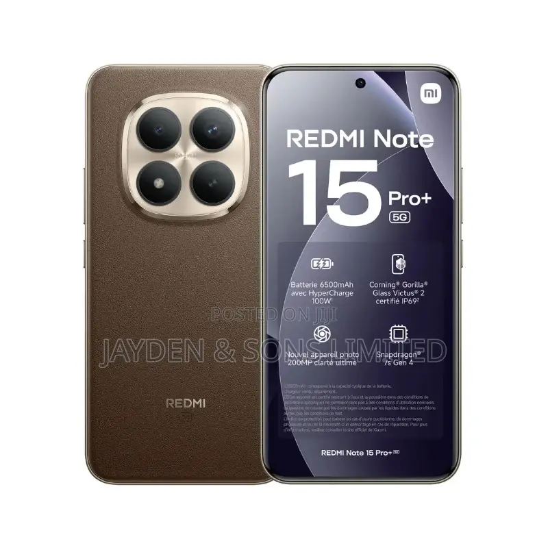 New Xiaomi Redmi Note 15 Pro+ 512 GB Black