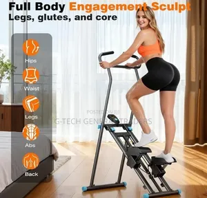 Stair Stepper Climber Stride Gym Machine With Adjustable Resistance