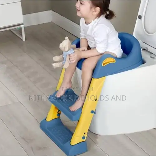 2-in-1 Portable Step Ladder Toilet Training Potty