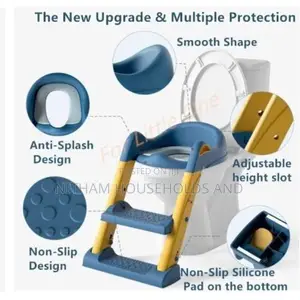2-in-1 Portable Step Ladder Toilet Training Potty