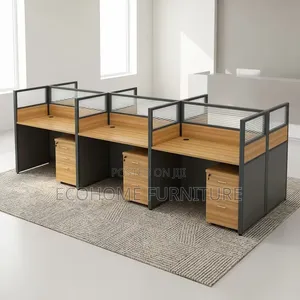 Workstation | 6 Seater Office Workstation With Partitions