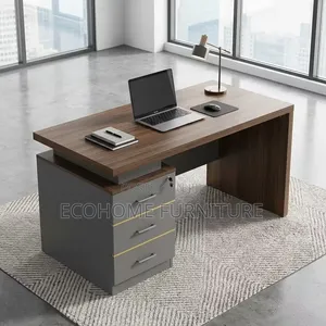 Executive Desk | Modern Office Desk With 3 Drawer Pedestal