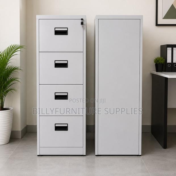 4 Drawer Filing Cabinet Nairobi | Lockable Metal Office Cabinet - thumbnail 2