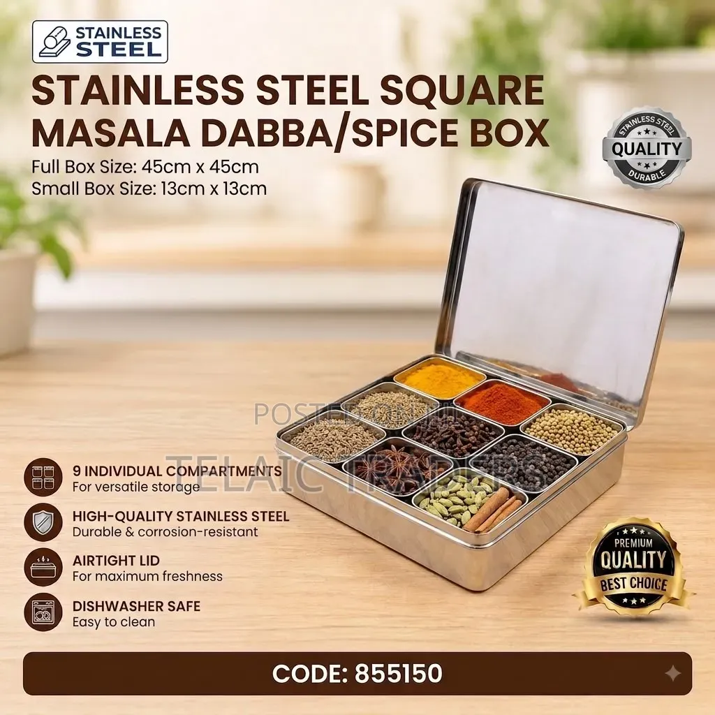 Stainless Steel Spices Box