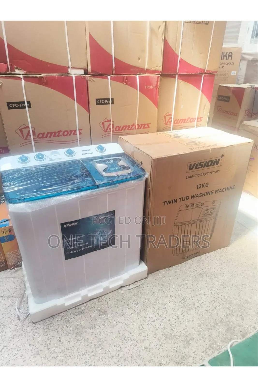 12kgs  Washing Machine Twin Tub,semi Automatic  Washer- Vision