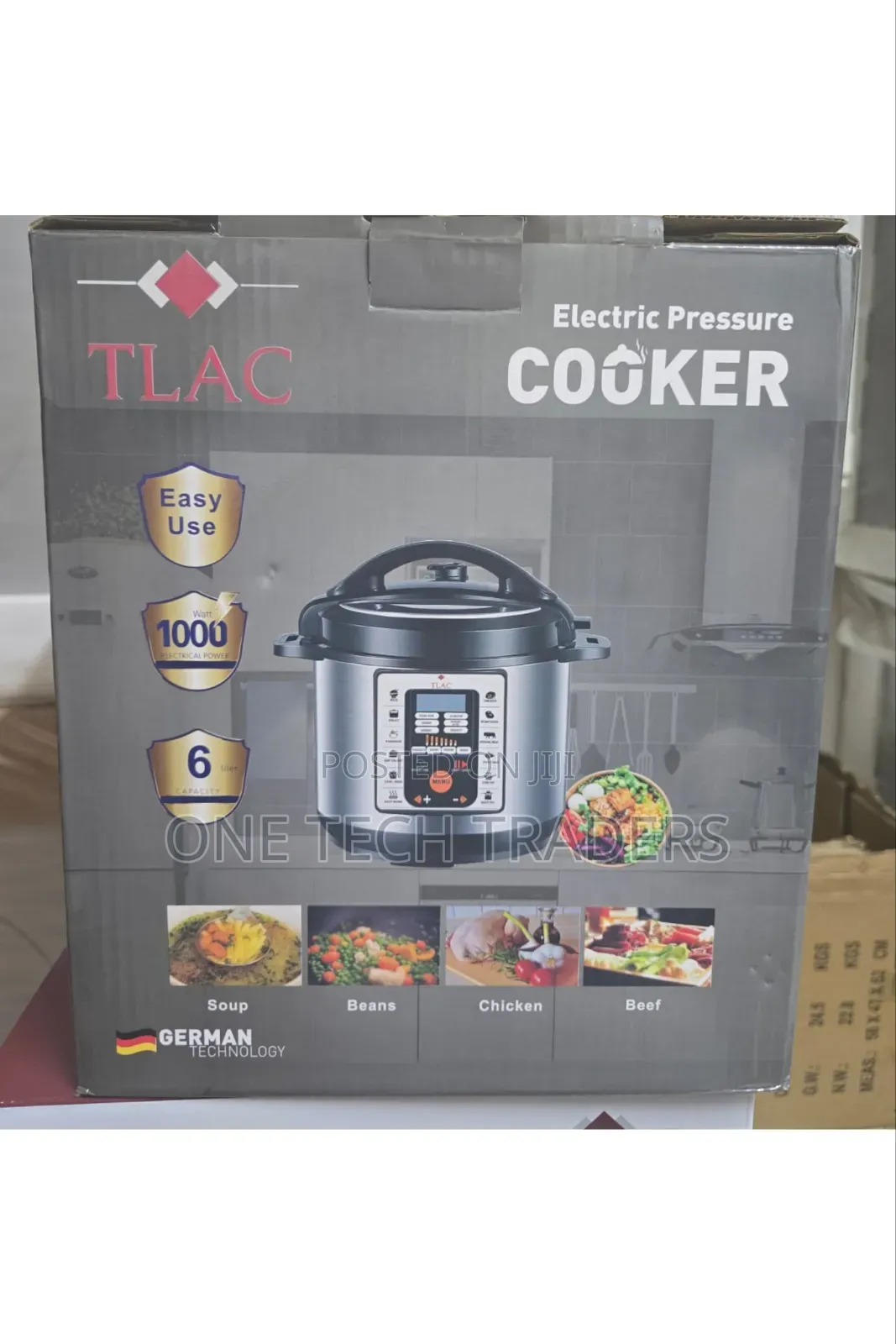 6 Litres Electric Pressure Cooker- Tlac
