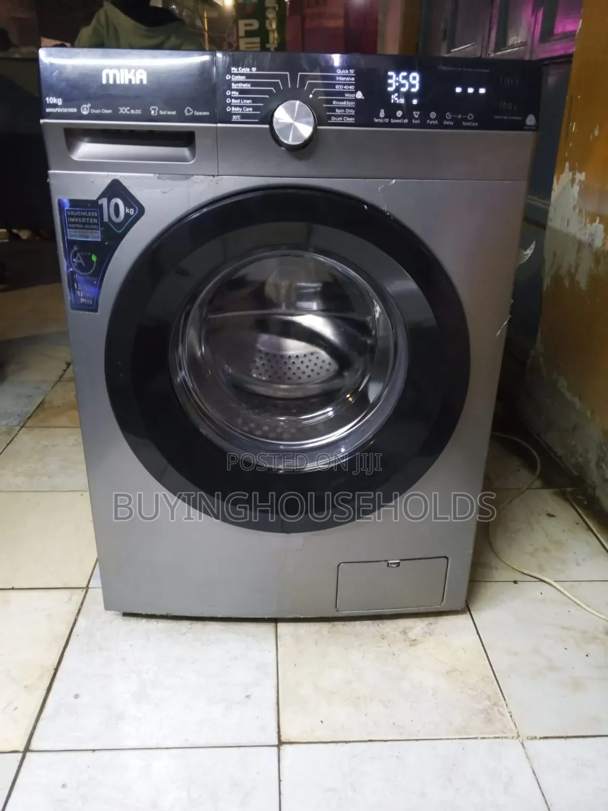 Mika 10kg Wash Spin Front Load