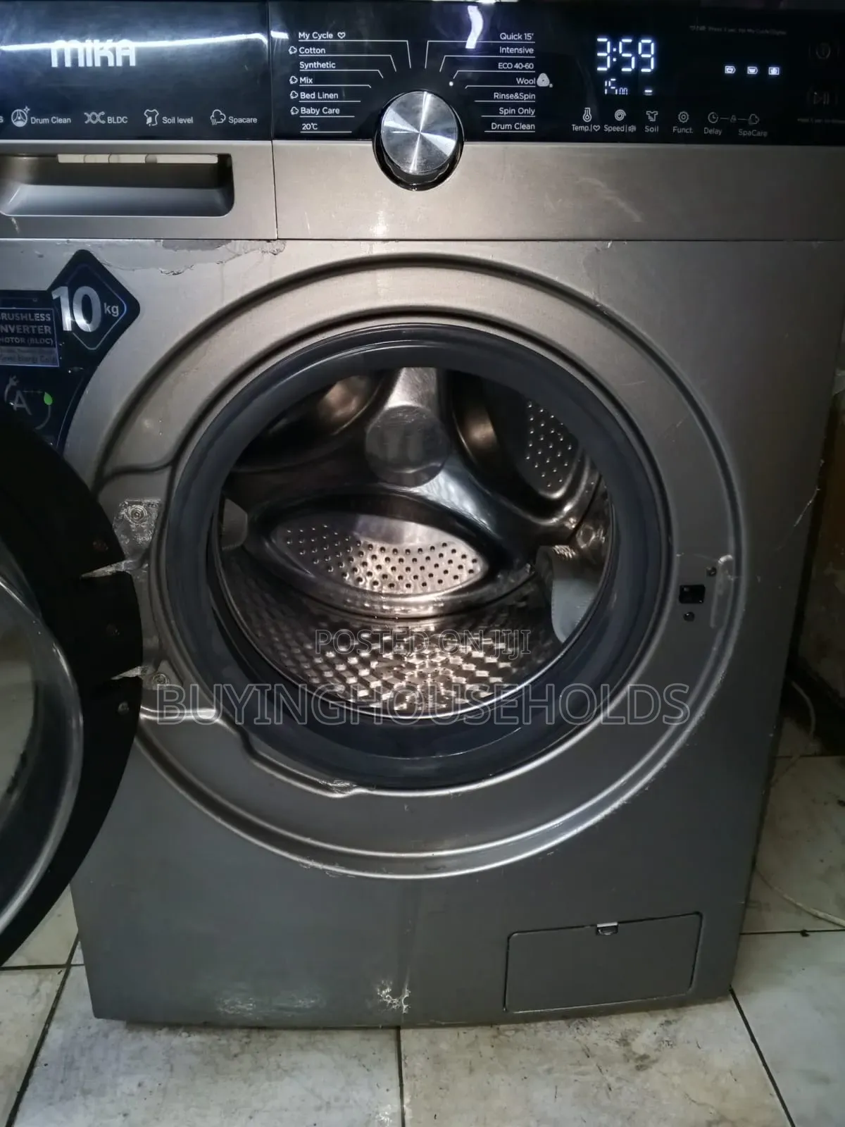 Mika 10kg Wash Spin Front Load
