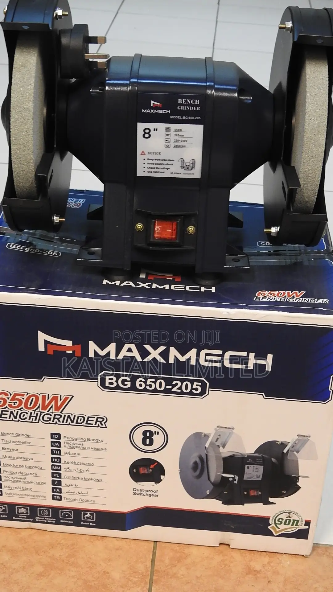 Maxmech BG 650-205 Electric Bench Grinding Machine