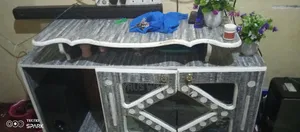 Clean Grey TV Stand