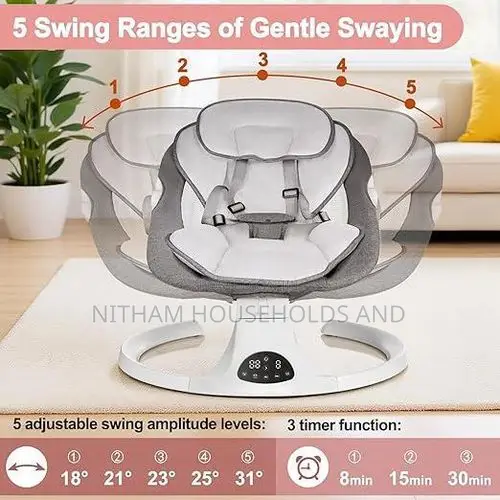 5-in-1 Baby Shaker Vibration Rocker Chair