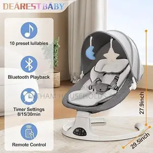 5-in-1 Baby Shaker Vibration Rocker Chair