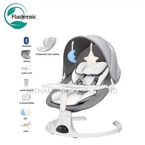 5-in-1 Baby Shaker Vibration Rocker Chair