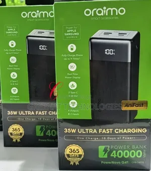 Oraimo PowerNova Q41 OPB-7401Q 40000mAh 35W Fast Charging Power Bank
