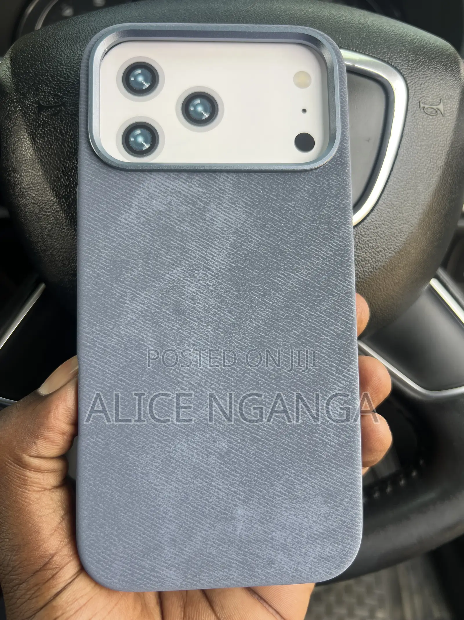 Flannel Leather Phone Cases for iPhone 17-Pro Max Covers
