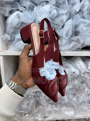 Quality Comfy Slingback Block Heels Size 37-42