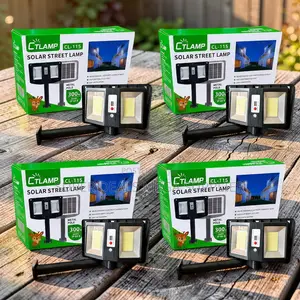 Factory Prices Motion Sensor CTLamp 300W Led Solar Street Light