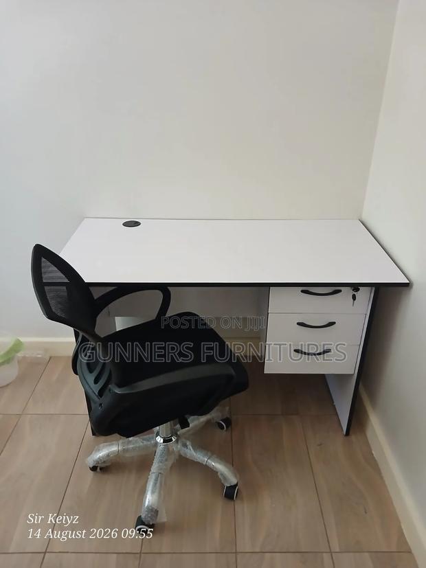 Combo 1.2metres Desk and Mesh Chair - main view