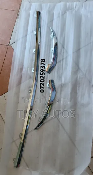 Mercedes Benz GLC 253 Front Bumper Lip Chrome Left Right and Center