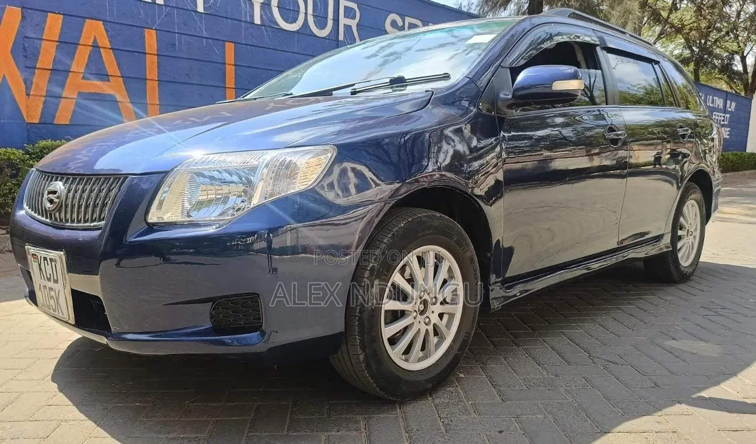Toyota Corolla Fielder 2008 Gray