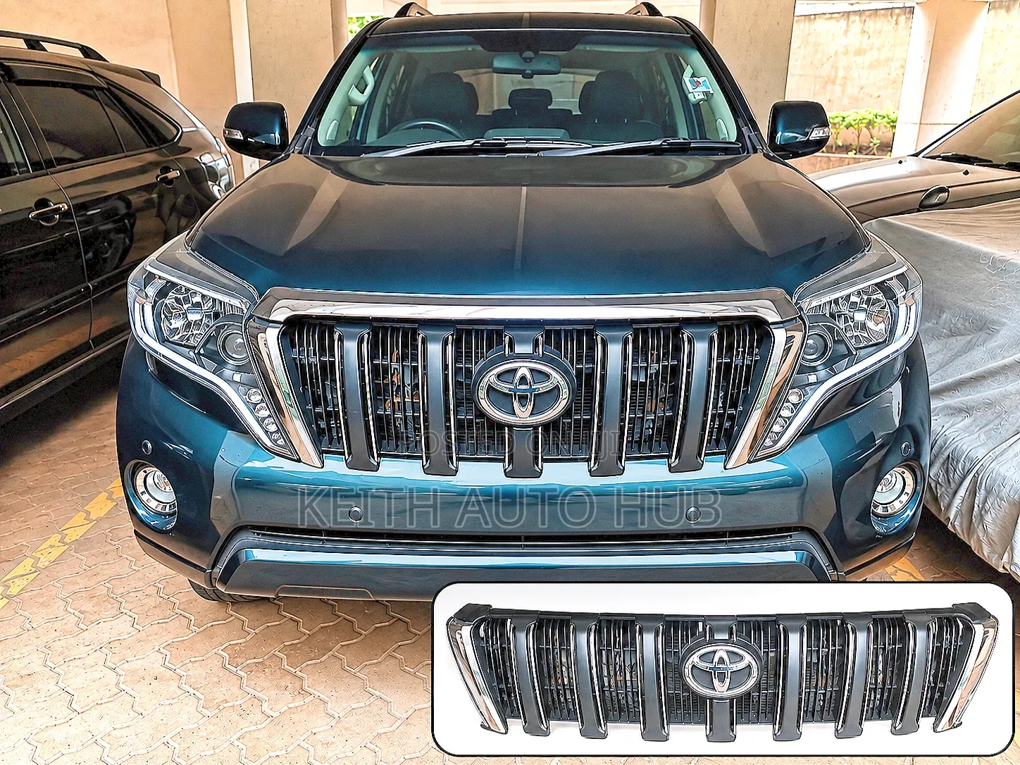 Prado J150 Teardrop Front Grille