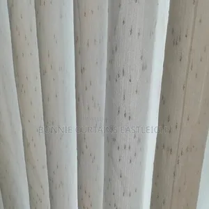 Gold Sheers and White for Sitting Room