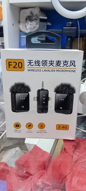 F20 Wireless Lapel Mics (Dual)