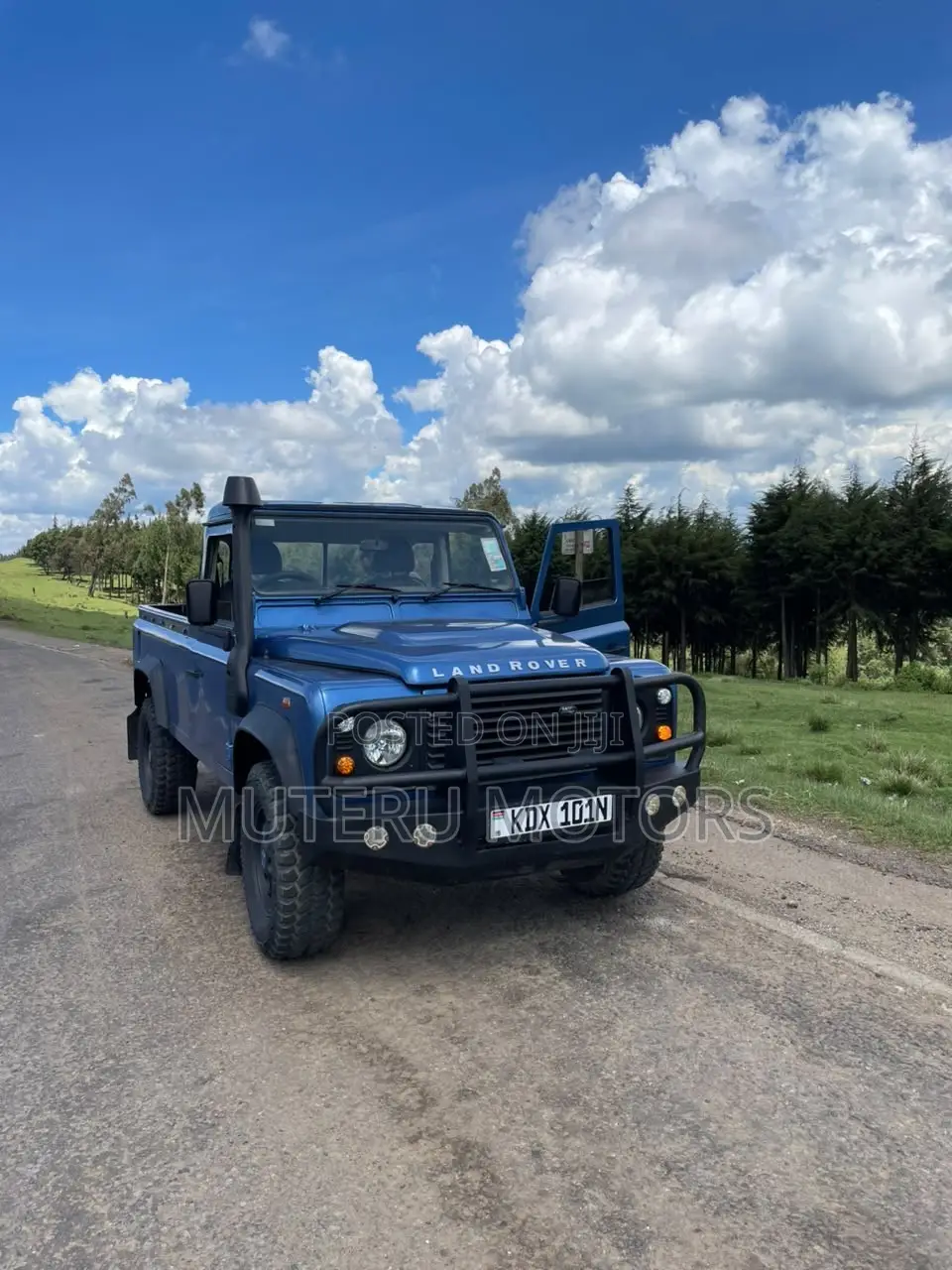 Land Rover Defender Puma 90 SW 2011 Blue