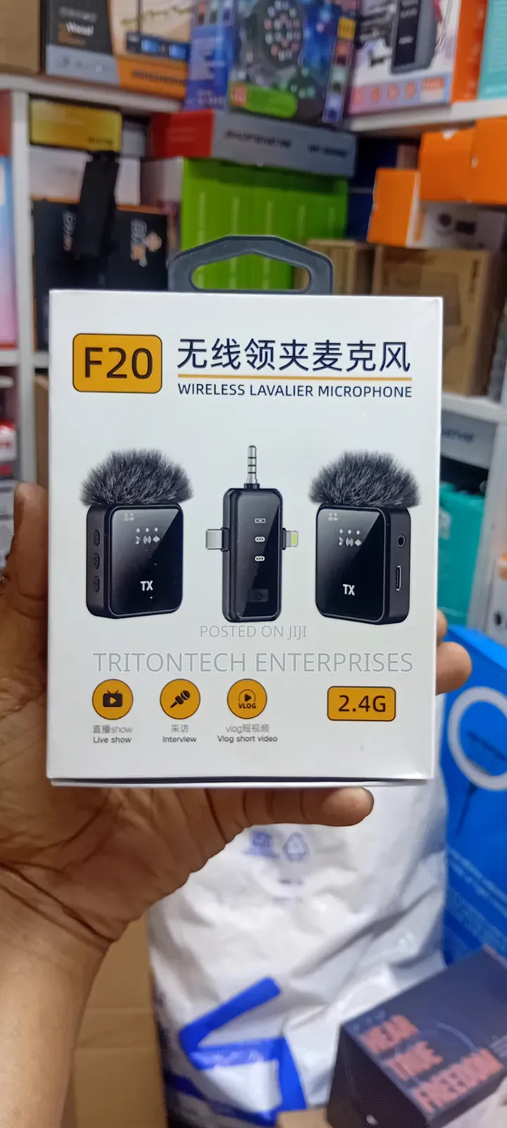 Crystal Clear Audio: Anywhere, Anytime F20 Wireless Mics