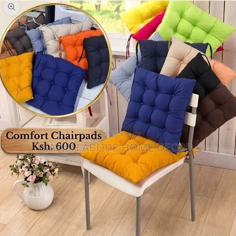 Comfort Chair Pads Seat Cushions – Multiple Colours