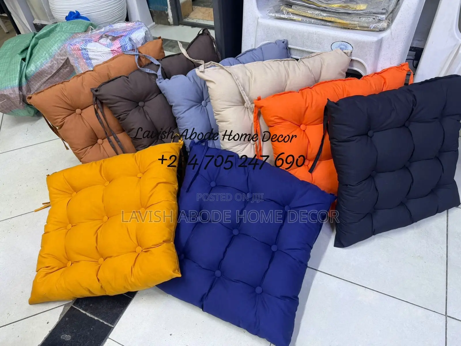 Comfort Chair Pads Seat Cushions – Multiple Colours
