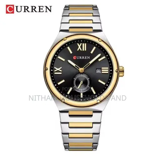 Curren 8471 Two Tone Analog Watch for Men