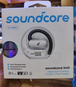*Anker Soundcore V40i Open-Ear True-Wireless Earbuds.