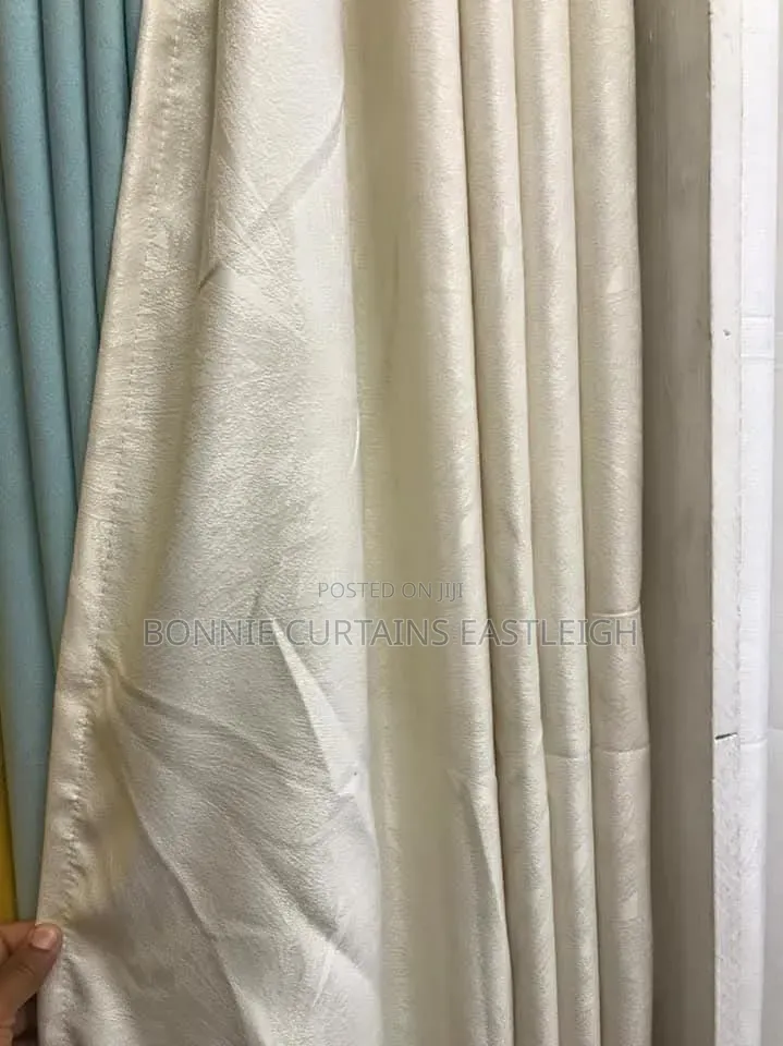 Off White Curtains and Sheers With Rings