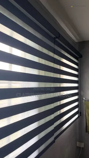 Make Your Interior More Functional With Grey and Brown Horizontalblind