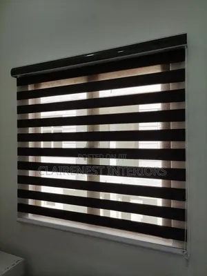 Make Your Interior More Functional With Red and Black Horizontal Blind