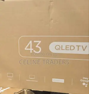 TCL 43 Inch QLED Google Smart TV Modern Design and Smart Features