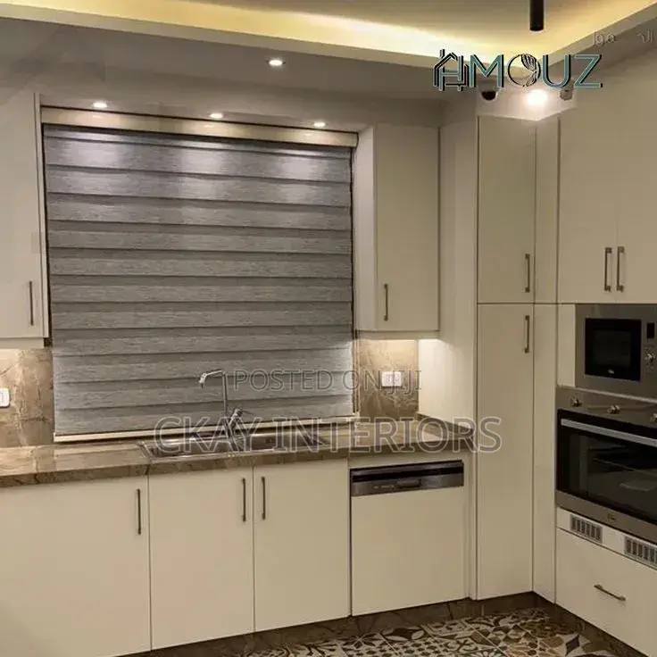 A Modern Touch for Classic Interior House Kitchen Blinds