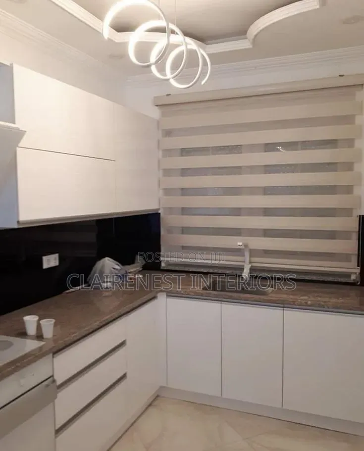 A Modern Touch for Classic Interior House Kitchen Blinds