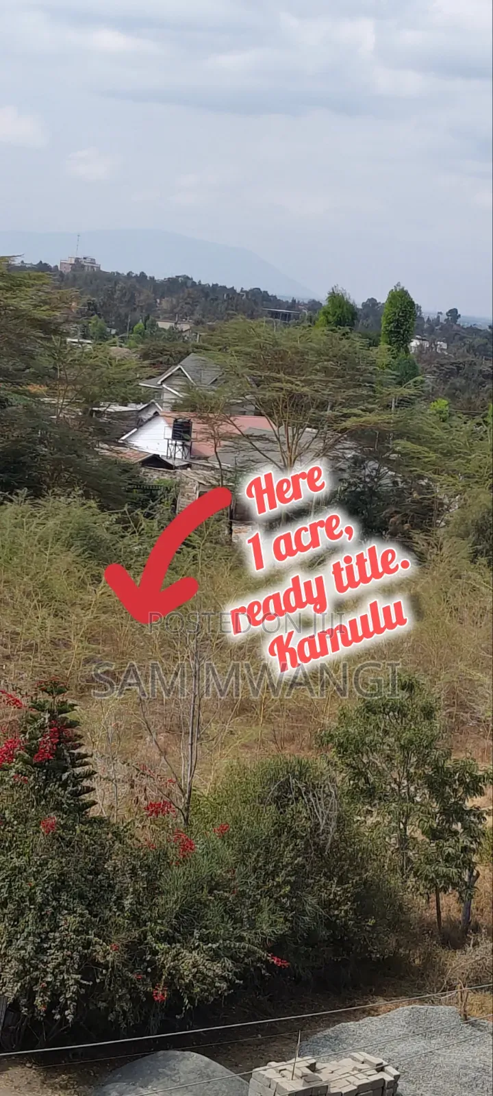 Prime Land in Kamulu, With Title