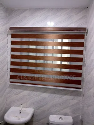 Light Brown and Dark Brown, Good Masterpiece Horizontal Office Blinds