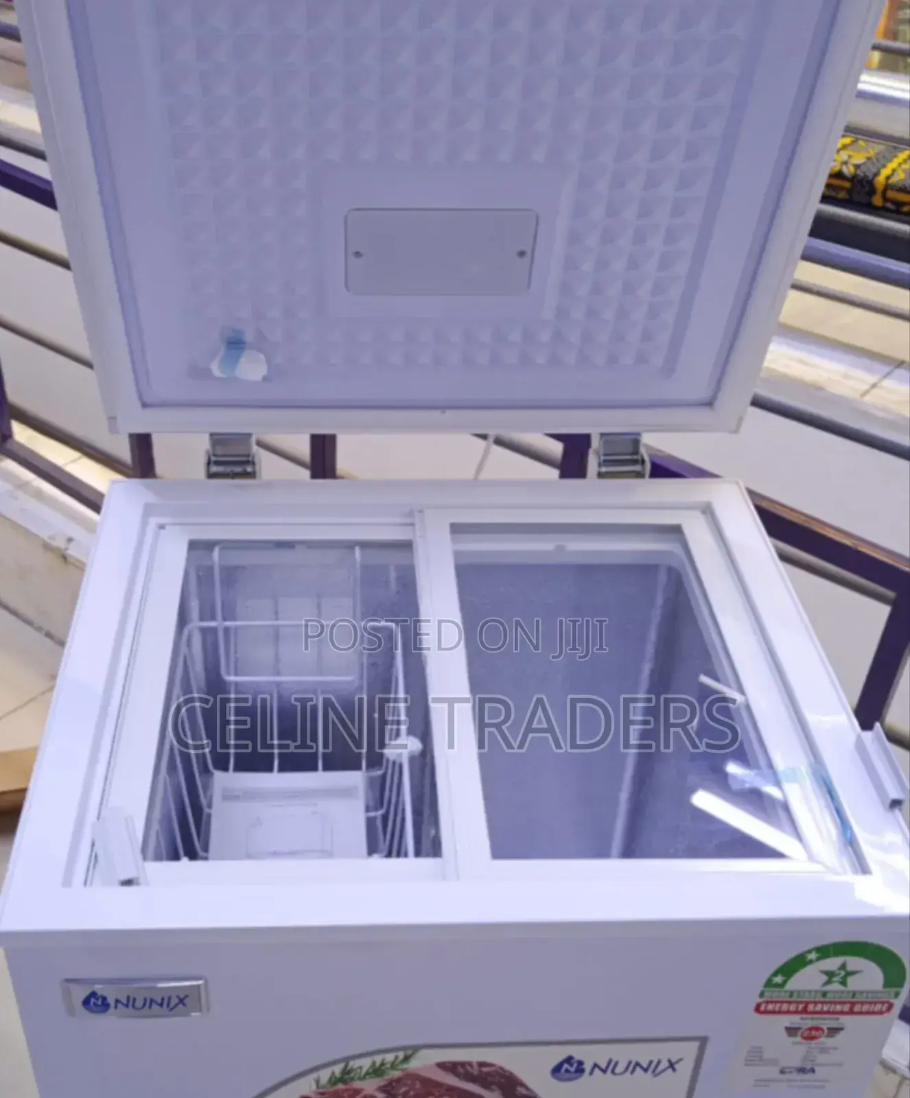 100lNUNIX Chest Freezer – Energy Saving Fast Freezing